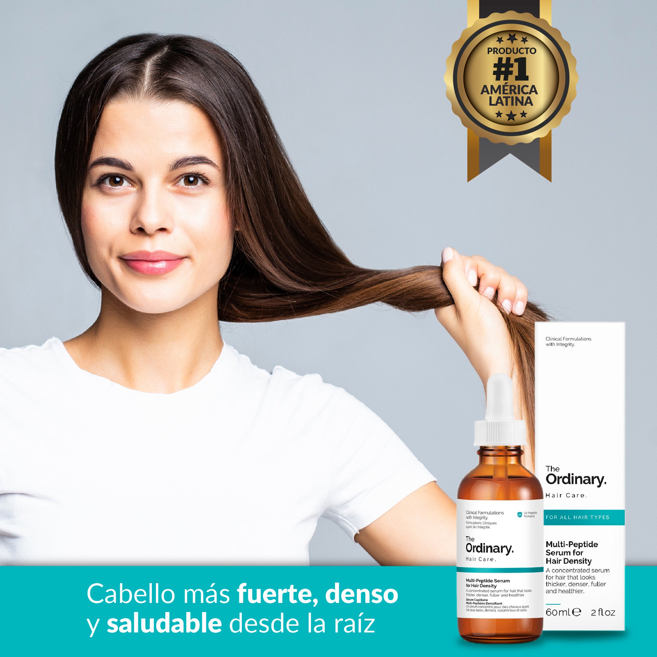 The Ordinary Multi-Peptide Serum for Hair Density | Tratamiento anticaída con péptidos